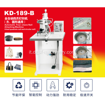 Kanda KD-189-B Scarpe in pelle Abbigliamento quadrato Square Universal Bulling Macchina da cucire Juwang Pearl completamente automatico cucitura